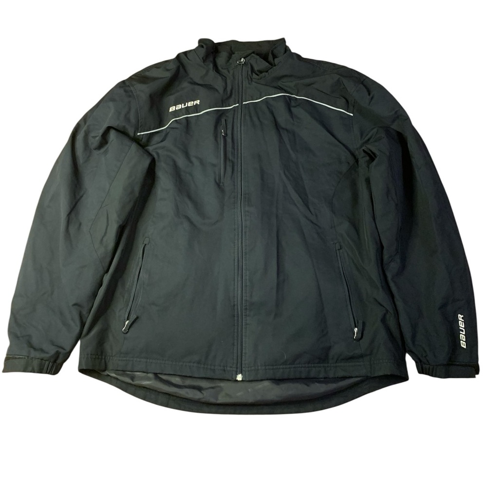 Bauer Hockey Team Midweight Warm-Up Rink Jacket - Black - XXL